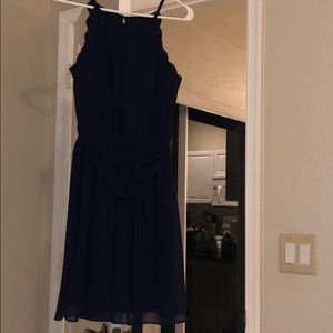 Navy blue dress